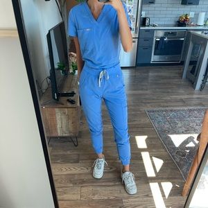 Figs Ceil Blue Zamora Jogger Scrub Pants size XS